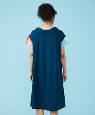 GJPGT02250 Jocomomola(ホコモモラ) Vacacione ジャカードワンピース ライトブルー