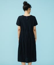 GJPGT43250 Jocomomola(ホコモモラ) Reflexion リップルワンピース ブラック