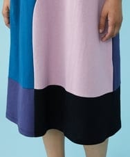 GJPGT47240 Jocomomola(ホコモモラ) Multicolor パッチワークワンピース ブラック