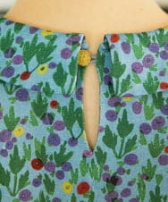 GJPHA33250 Jocomomola(ホコモモラ) 【接触冷感】Brote de flor リーフプリントワンピース グレー