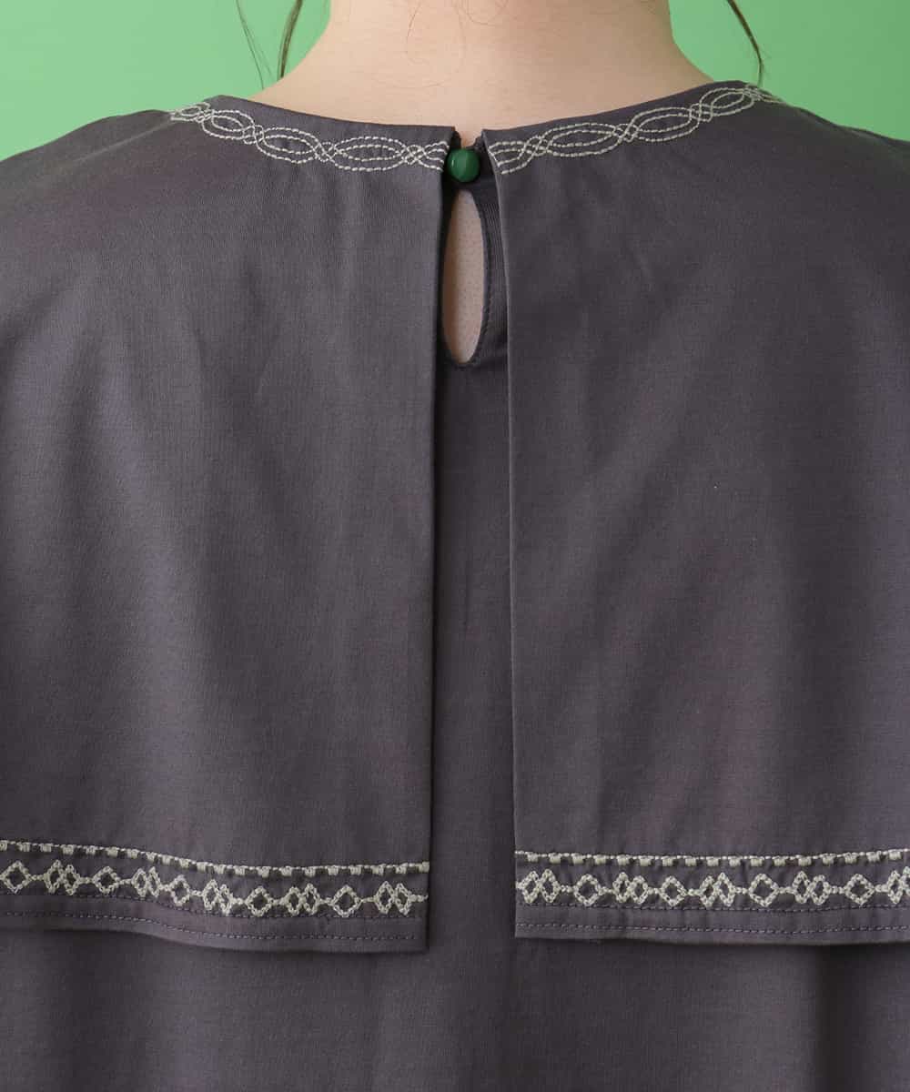 Jocomomola ホコモモラ Gato Nocturno 刺繍チュニックワンピース イトキンオンラインストア