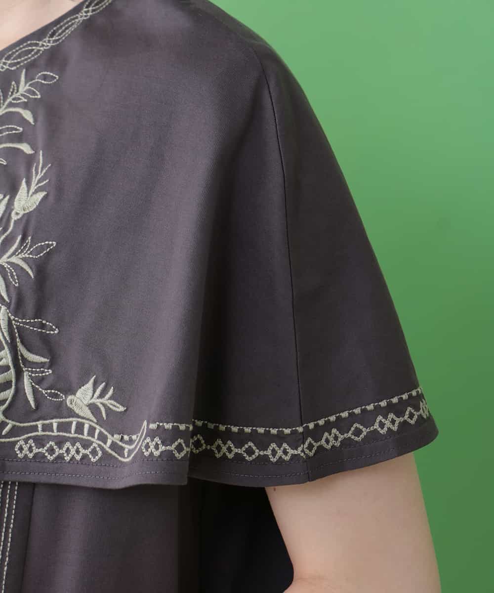 Jocomomola ホコモモラ Gato Nocturno 刺繍チュニックワンピース イトキンオンラインストア Jocomomola ホコモモラ Gato Nocturno 刺繍チュニックワンピース イトキンオンラインストア
