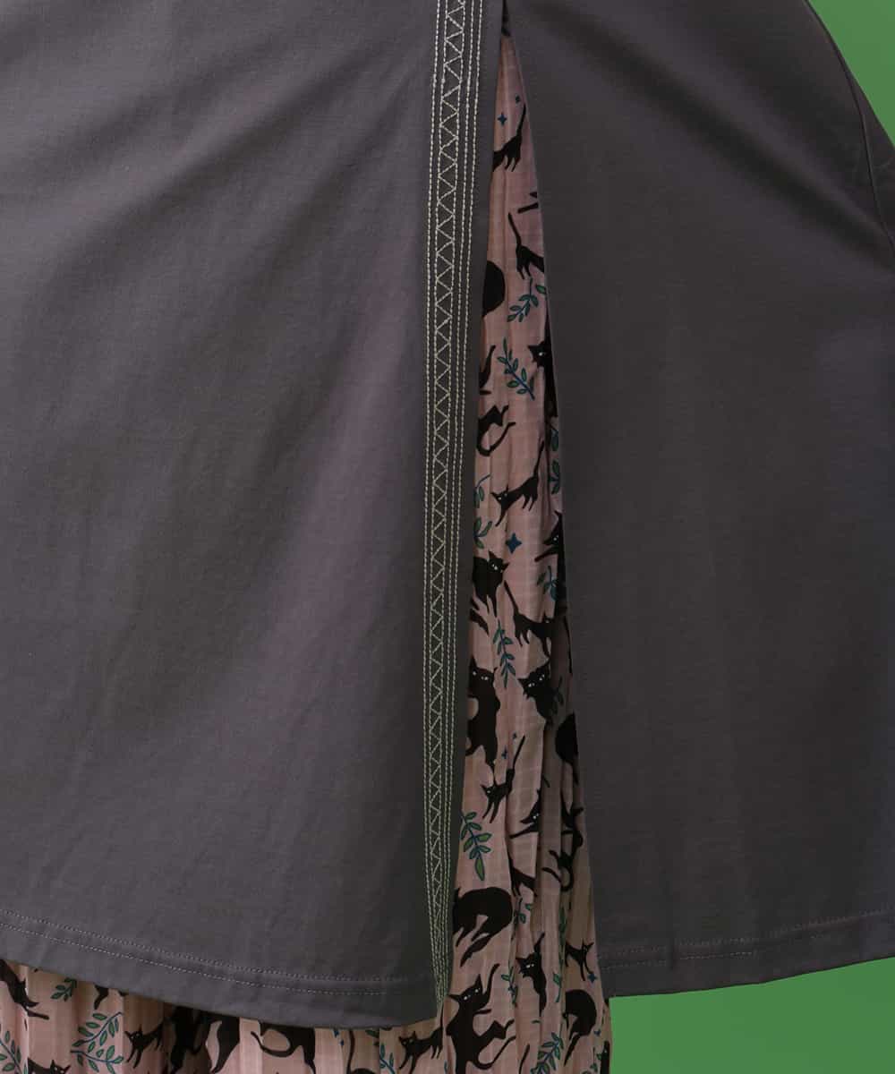 Jocomomola ホコモモラ Gato Nocturno 刺繍チュニックワンピース イトキンオンラインストア