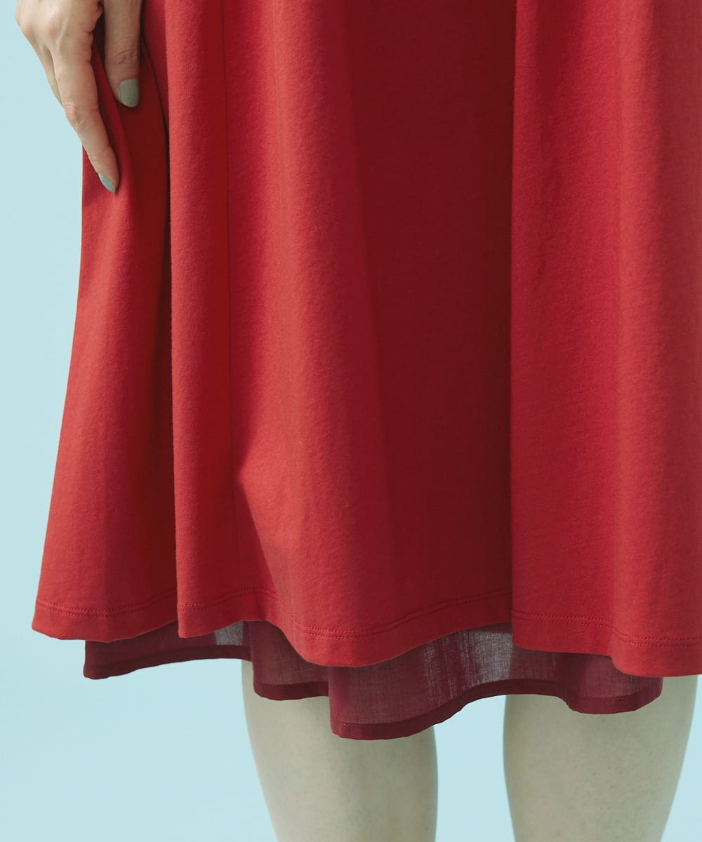 GJPHS36220 Jocomomola(ホコモモラ) Liso レイヤードワンピース ネイビー