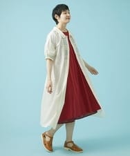GJPHS36220 Jocomomola(ホコモモラ) Liso レイヤードワンピース ネイビー