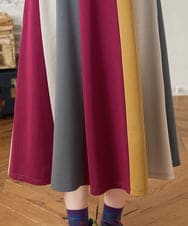 GJPJB36300 Jocomomola(ホコモモラ) 【早割10％OFF】パッチワークワンピース ブルー