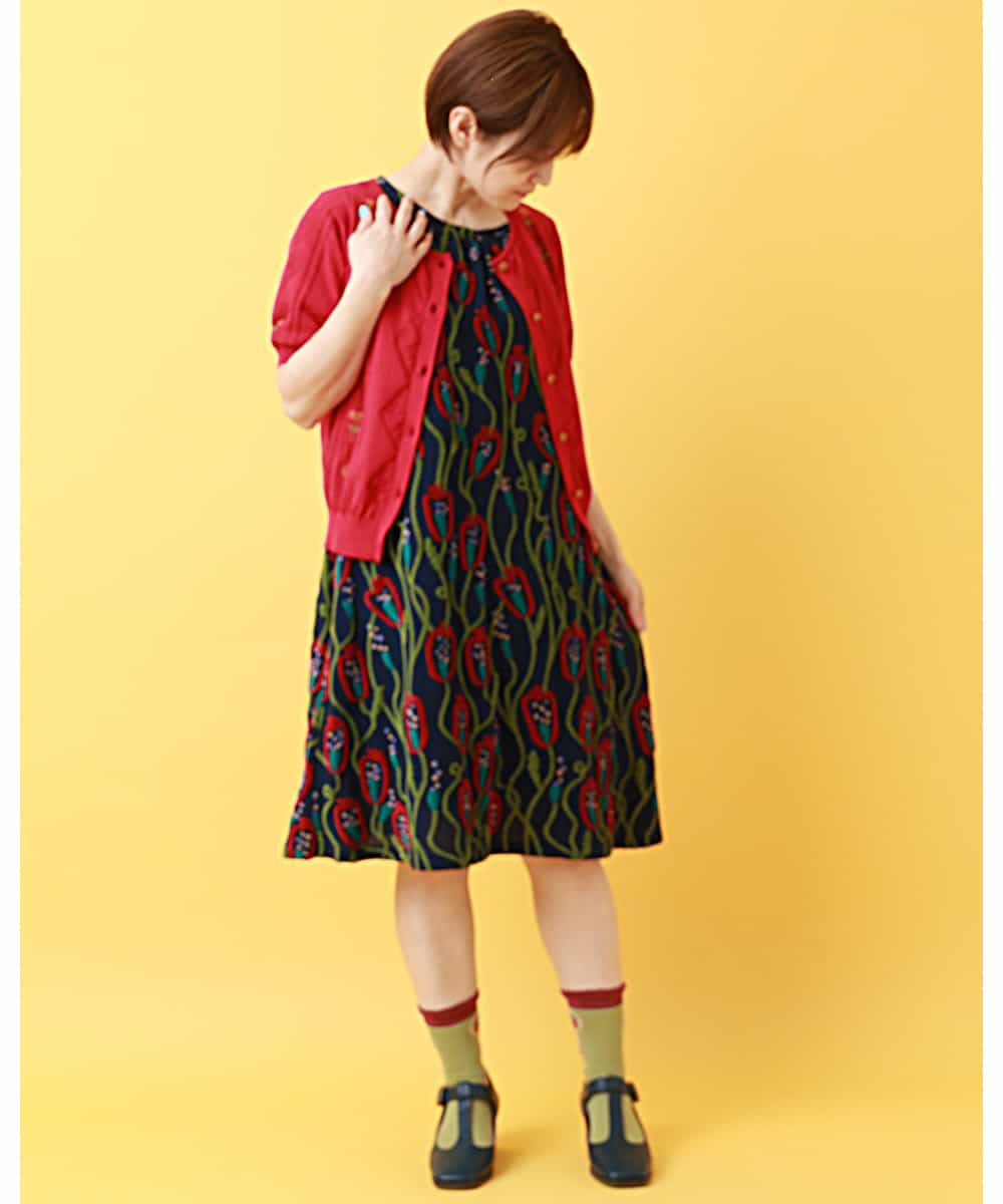 Jocomomola ホコモモラ Brote ジャカードワンピース イトキンオンラインストア Jocomomola ホコモモラ Brote ジャカードワンピース イトキンオンラインストア