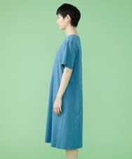 GJPJS33230 Jocomomola(ホコモモラ) Campo フラワー刺繍ワンピース ライトブルー