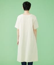 GJPJS33230 Jocomomola(ホコモモラ) Campo フラワー刺繍ワンピース アイボリー