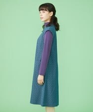 GJPJT34240 Jocomomola(ホコモモラ) Bocadillo ジャカードワンピース パープル