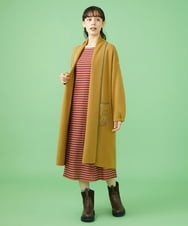 GJPLS30250 Jocomomola(ホコモモラ) Paseo ボーダーワンピース レッド