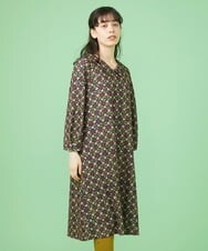 GJPLS31230 Jocomomola(ホコモモラ) Lau フラワープリントワンピース ピンク
