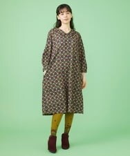 GJPLS31230 Jocomomola(ホコモモラ) Lau フラワープリントワンピース ピンク