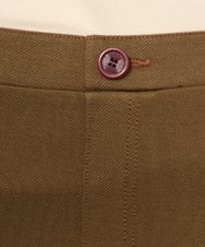 GJQAD35130 Jocomomola(ホコモモラ) フラワー刺繍入り裏起毛レギンスパンツ カーキ