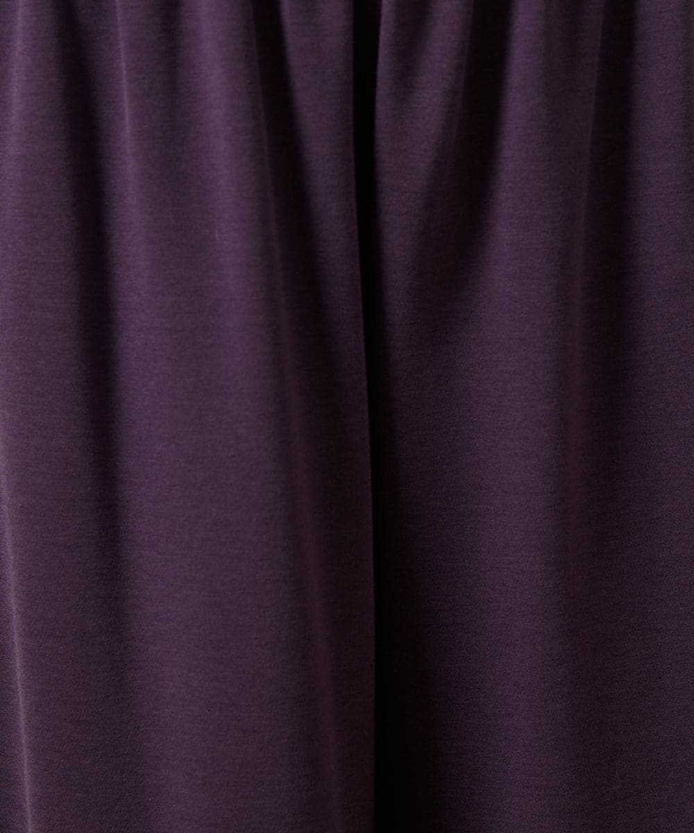 GJQAE41120 Jocomomola(ホコモモラ) 天竺レースペチコートパンツ パープル