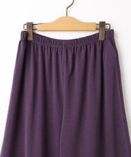 GJQAE41120 Jocomomola(ホコモモラ) 天竺レースペチコートパンツ パープル