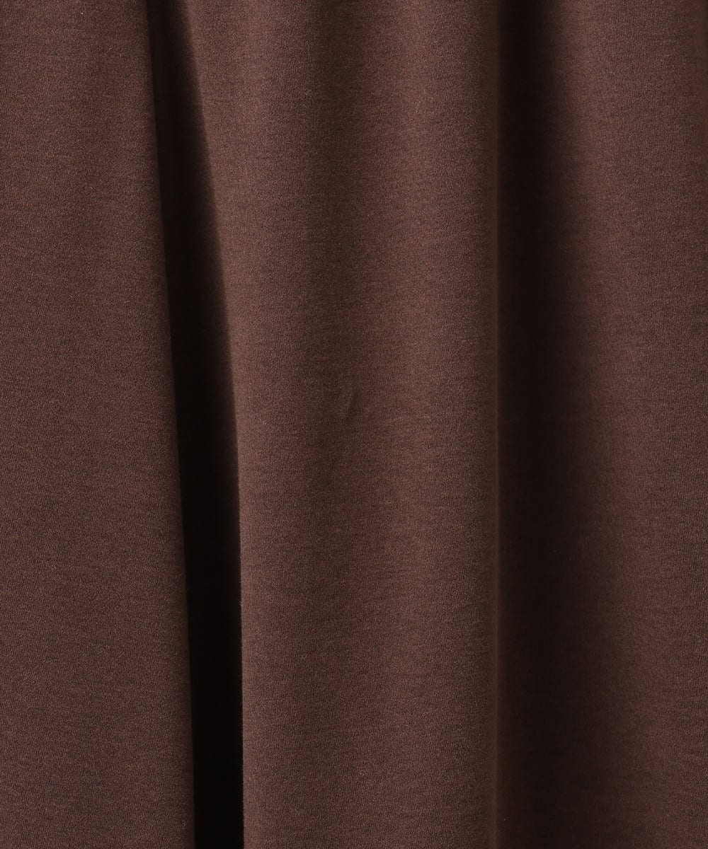 GJQAE41120 Jocomomola(ホコモモラ) 天竺レースペチコートパンツ ブラウン