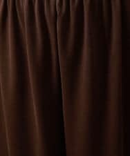 GJQAE41120 Jocomomola(ホコモモラ) 天竺レースペチコートパンツ ブラウン