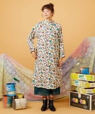 GJQAG34130 Jocomomola(ホコモモラ) レーヨンベア天 レースペチパンツ グリーン
