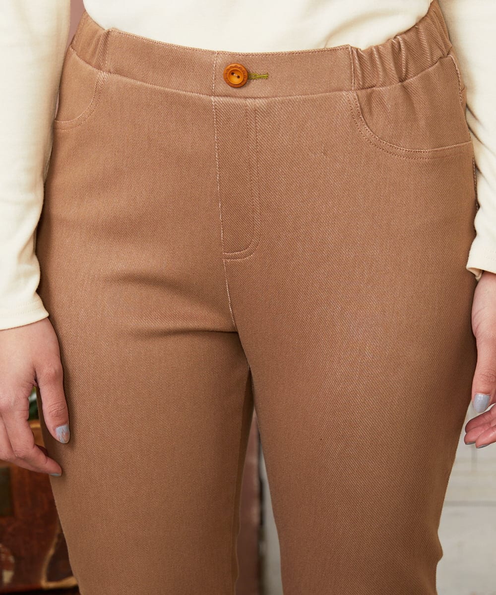 GJQDE37130 Jocomomola(ホコモモラ) Desvio レギンスパンツ ベージュ