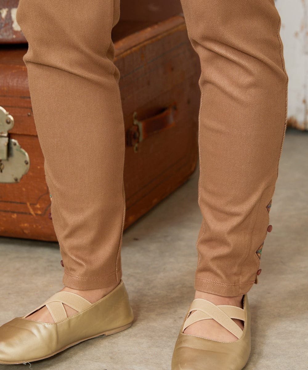 GJQDE37130 Jocomomola(ホコモモラ) Desvio レギンスパンツ ベージュ