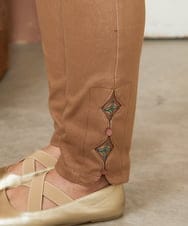 GJQDE37130 Jocomomola(ホコモモラ) Desvio レギンスパンツ ベージュ