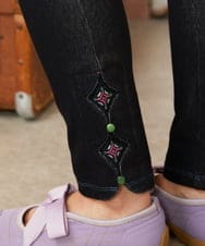 GJQDE37130 Jocomomola(ホコモモラ) Desvio レギンスパンツ ブラック