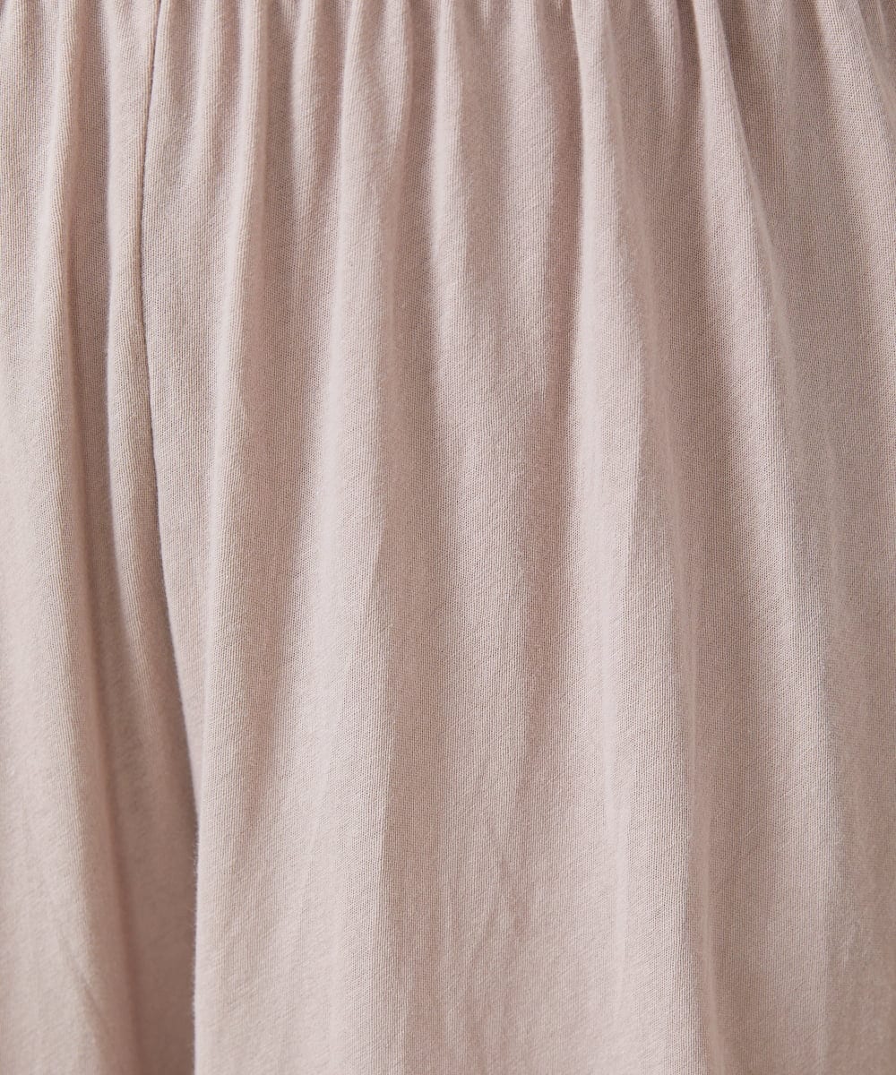 GJQFD31120 Jocomomola(ホコモモラ) 天竺レースペチコートパンツ ピンク