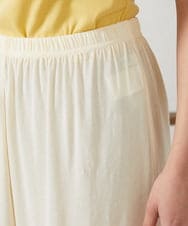 GJQFD31120 Jocomomola(ホコモモラ) 天竺レースペチコートパンツ アイボリー