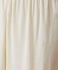 GJQFD31120 Jocomomola(ホコモモラ) 天竺レースペチコートパンツ アイボリー