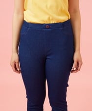 GJQGE41130 Jocomomola(ホコモモラ) Volantes レギンスパンツ ブルー