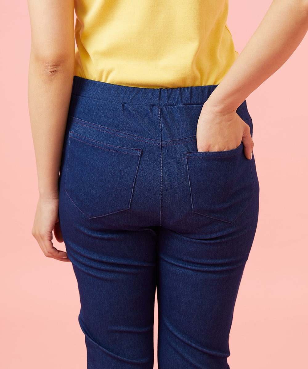 GJQGE41130 Jocomomola(ホコモモラ) Volantes レギンスパンツ ブルー