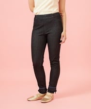 GJQGE41130 Jocomomola(ホコモモラ) Volantes レギンスパンツ ブラック