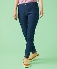 GJQJQ35100 Jocomomola(ホコモモラ) ストレッチデニムパンツ ブルー