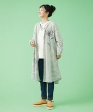 GJQJQ35100 Jocomomola(ホコモモラ) ストレッチデニムパンツ ブルー