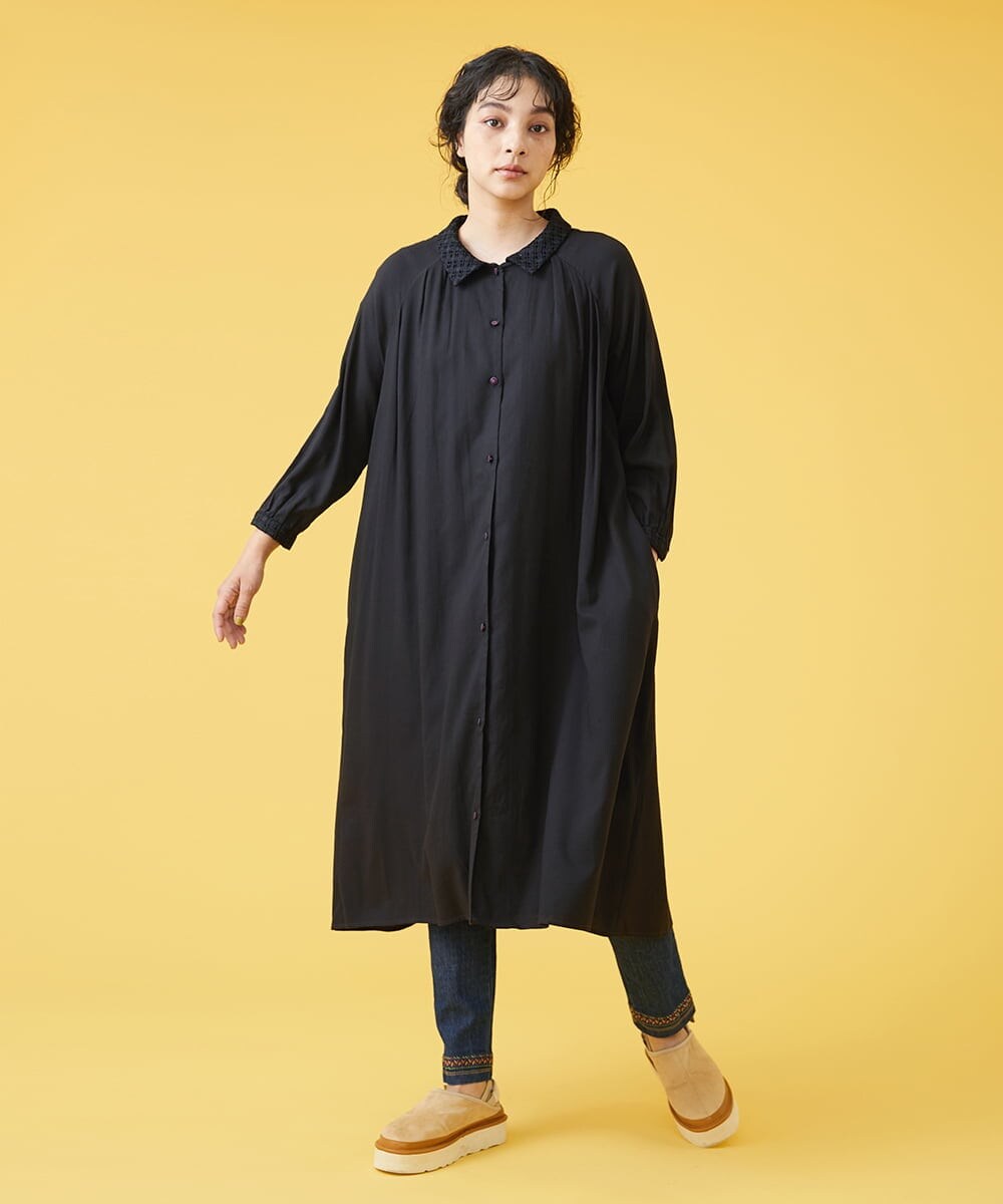 GJQJQ35100 Jocomomola(ホコモモラ) ストレッチデニムパンツ ブルー
