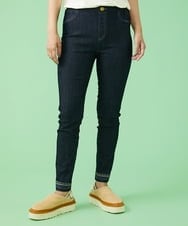 GJQJQ35100 Jocomomola(ホコモモラ) ストレッチデニムパンツ ダークネイビー