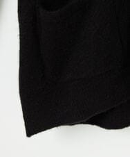 GJSAE35200 Jocomomola(ホコモモラ) Peludo Vネックニットカーディガン ブラック