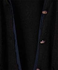 GJSAE35200 Jocomomola(ホコモモラ) Peludo Vネックニットカーディガン ブラック