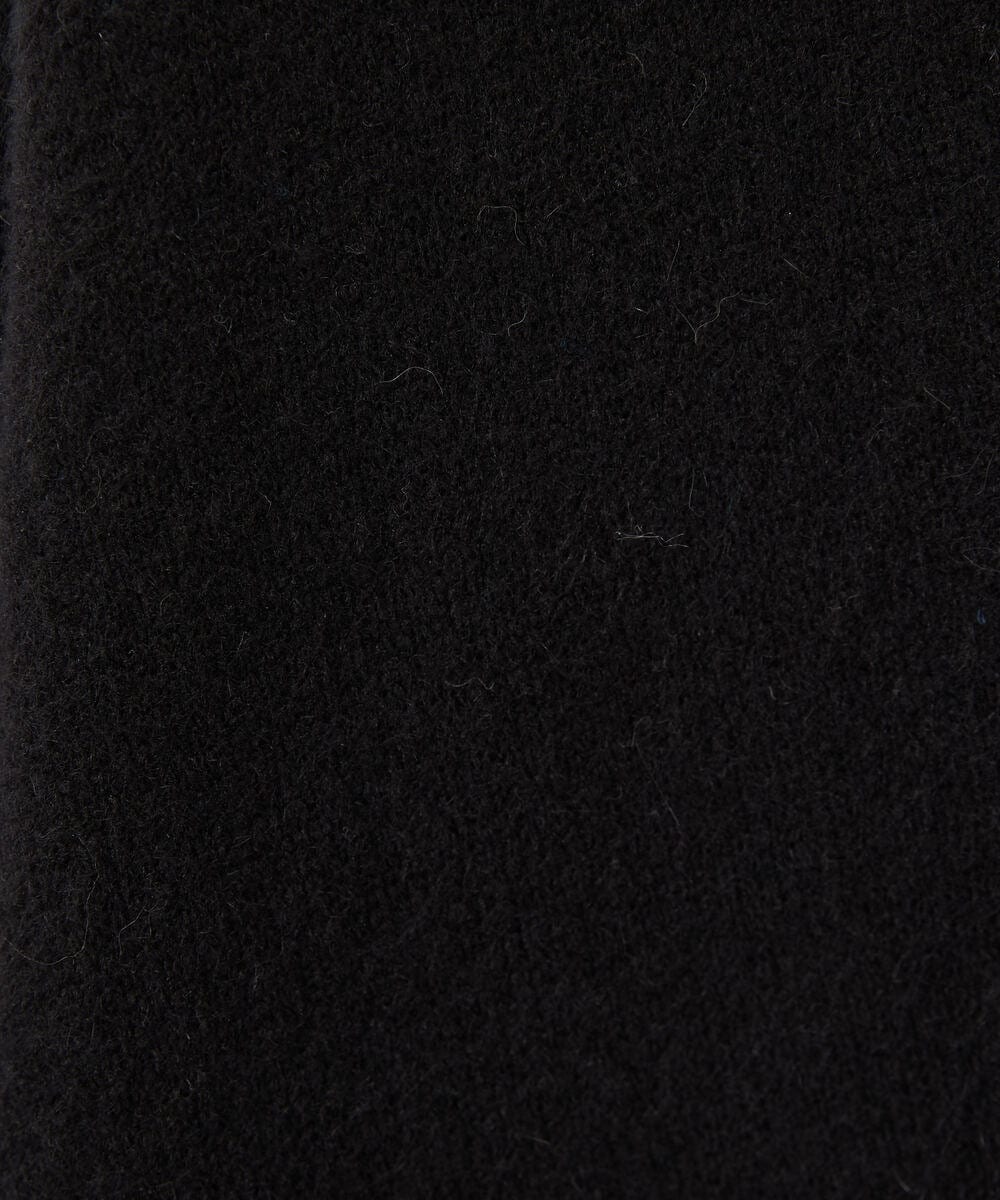 GJSAE35200 Jocomomola(ホコモモラ) Peludo Vネックニットカーディガン ブラック