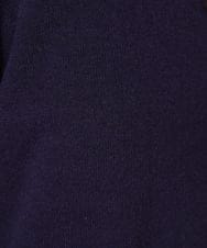 GJSAE51220 Jocomomola(ホコモモラ) Tesoro フラワーモチーフニットカーディガン ネイビー