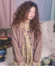 GJSCD30200 Jocomomola(ホコモモラ) Escalera 刺繍ニットカーディガン ピンク