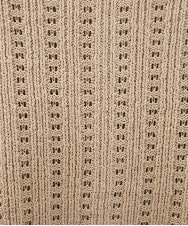 GJSCD30200 Jocomomola(ホコモモラ) Escalera 刺繍ニットカーディガン ベージュ