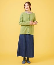 GJSCV30170 Jocomomola(ホコモモラ) Punto ニットカーディガン アイボリー