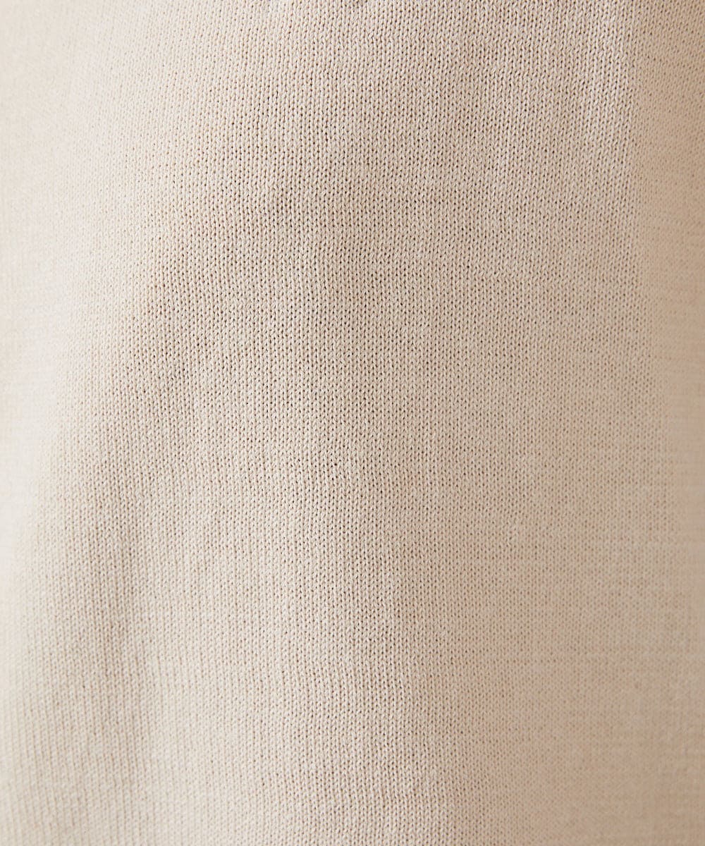 GJSFD30200 Jocomomola(ホコモモラ) ハイツイストコットンカーディガン アイボリー