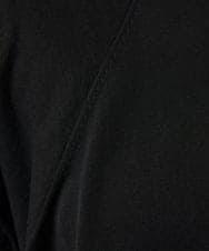 GJSGD30180 Jocomomola(ホコモモラ) 【接触冷感】天竺編みクルーネックカーディガン ブラック