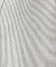 GJSGD31230 Jocomomola(ホコモモラ) 【接触冷感】リブ編みロングカーディガン ライトグレー