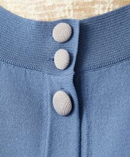 GJSGD50220 Jocomomola(ホコモモラ) Lago サマーニット シアーカーディガン ブルー