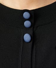 GJSGD50220 Jocomomola(ホコモモラ) Lago サマーニット シアーカーディガン ブラック