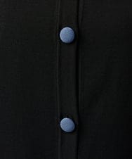 GJSGD50220 Jocomomola(ホコモモラ) Lago サマーニット シアーカーディガン ブラック